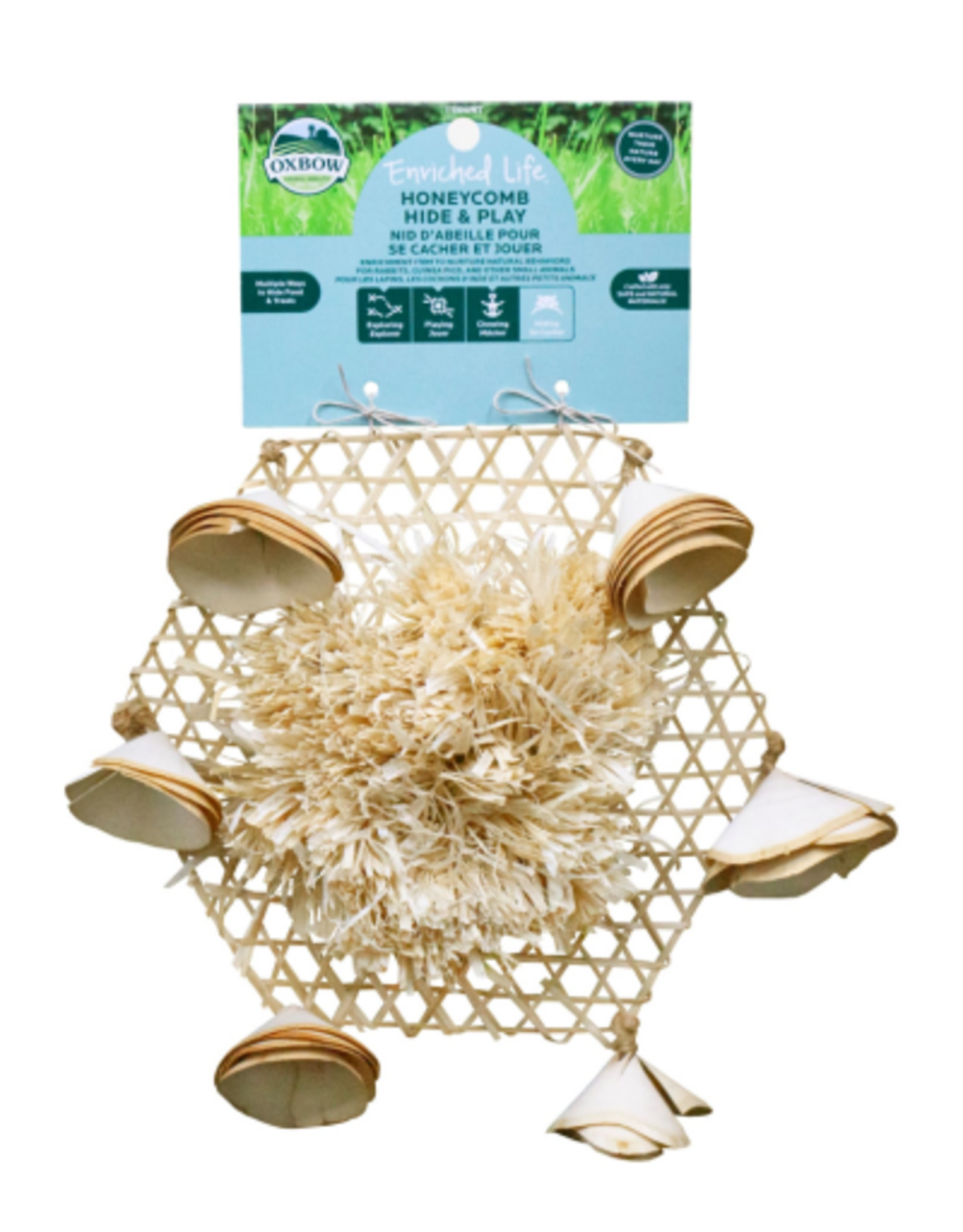 Oxbow Oxbow Enriched Life Honeycomb Hide & Play Toy, Tan