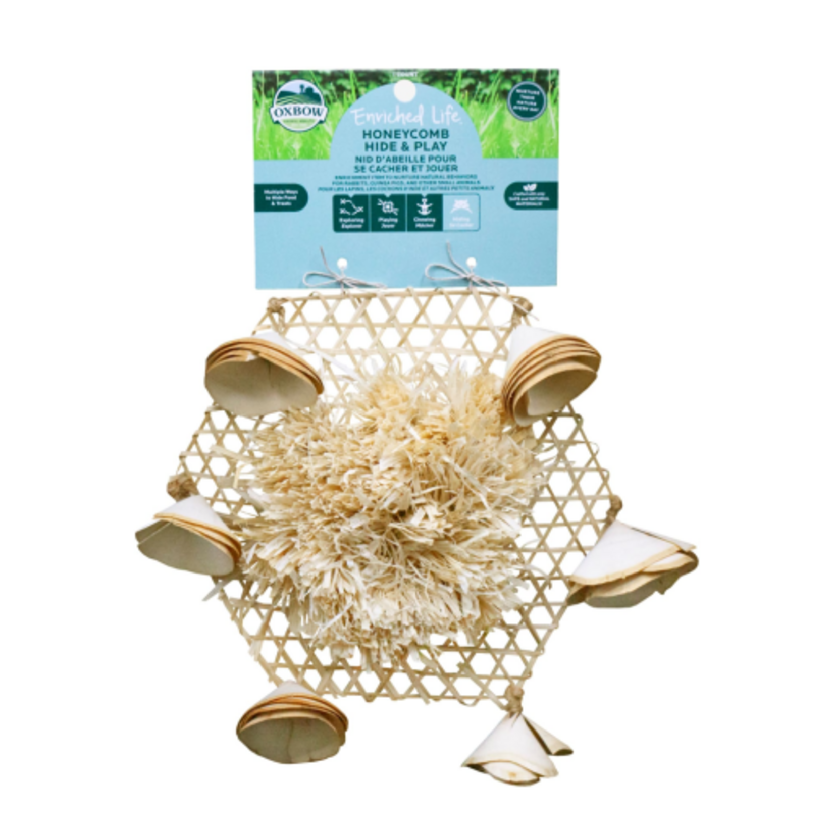 Oxbow Oxbow Enriched Life Honeycomb Hide & Play Toy, Tan