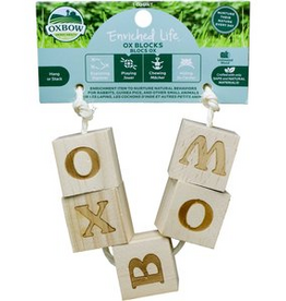 Oxbow Oxbow Enriched Life Ox Blocks Toy, Natural Wood