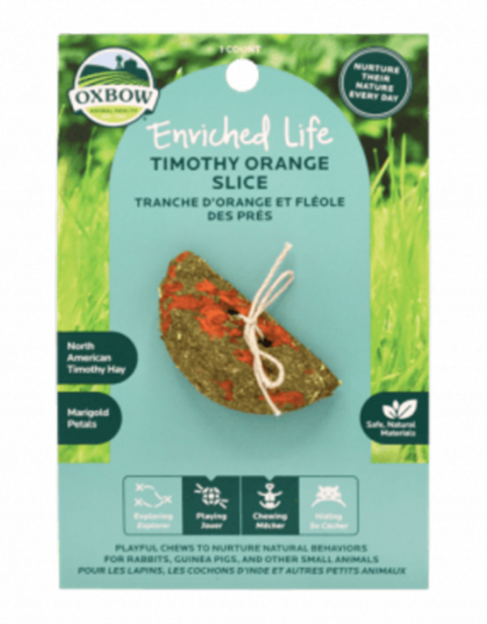 Oxbow Oxbow Timothy Orange Slices for Small Animals