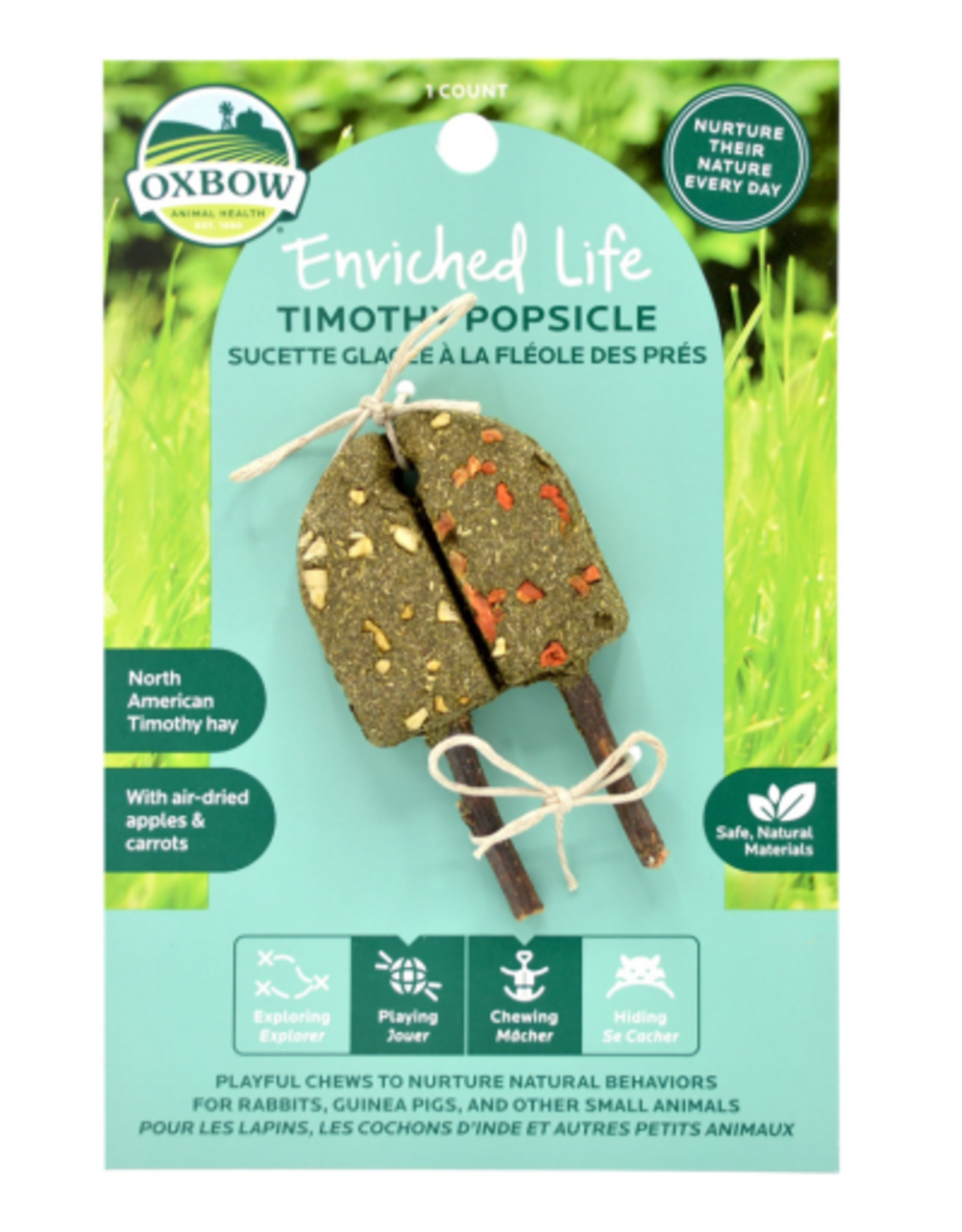 Oxbow Oxbow Animal Health Enriched Life Timothy Popsicle Small Animal Chew