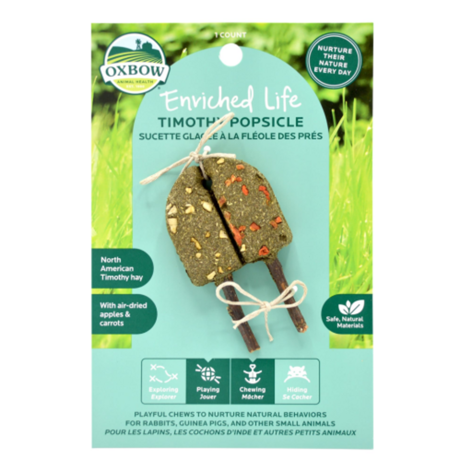 Oxbow Oxbow Animal Health Enriched Life Timothy Popsicle Small Animal Chew