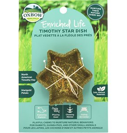 Oxbow Oxbow Timothy Star Dish for Small Animals