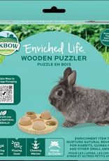 Oxbow Oxbow Enriched Life Wooden Puzzler Toy, .45 LB, Natural Wood