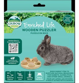 Oxbow Oxbow Enriched Life Wooden Puzzler Toy, .45 LB, Natural Wood