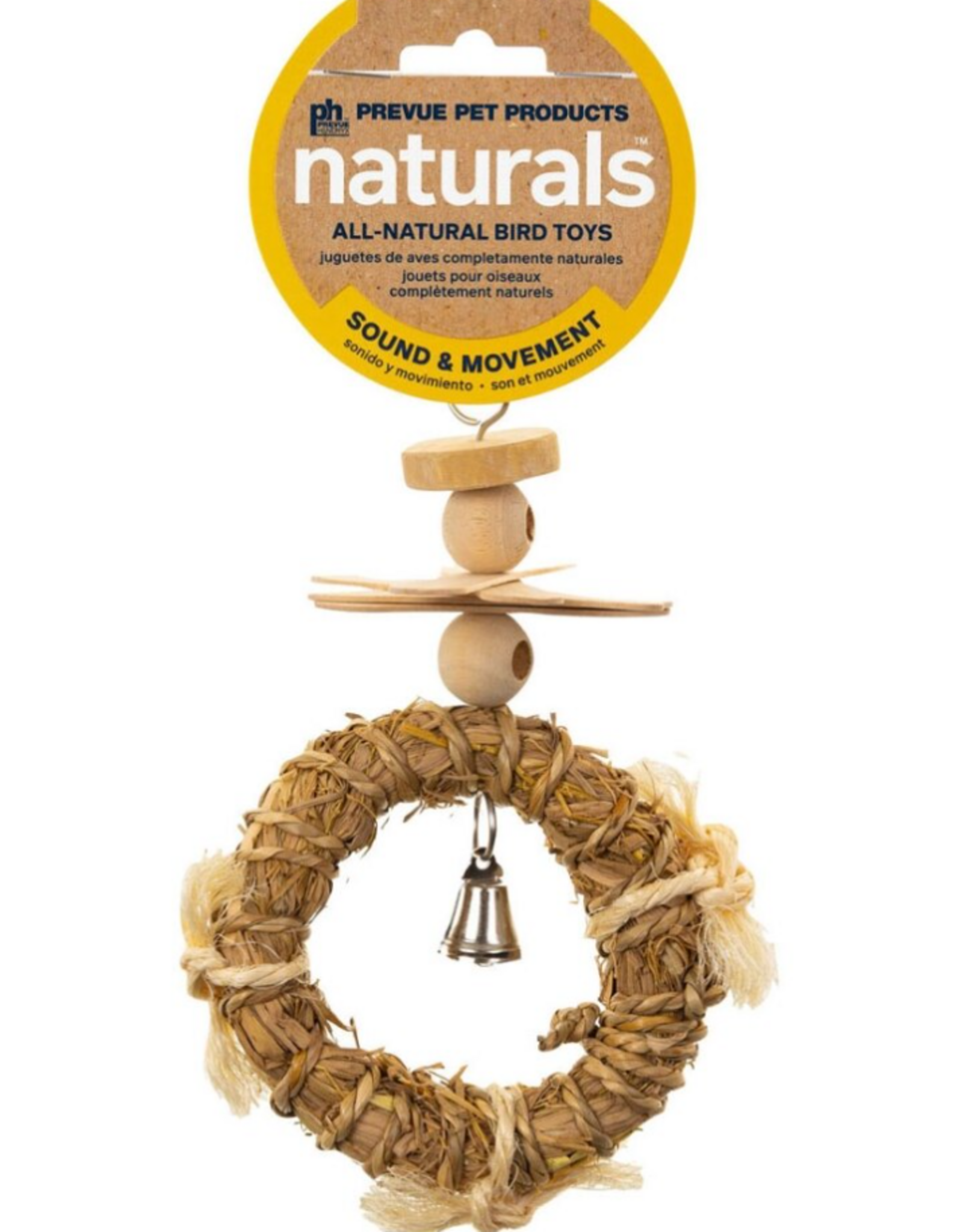 Prevue Pet Products Prevue Pet Products Naturals - Crown Sound & Movement Bird Toy