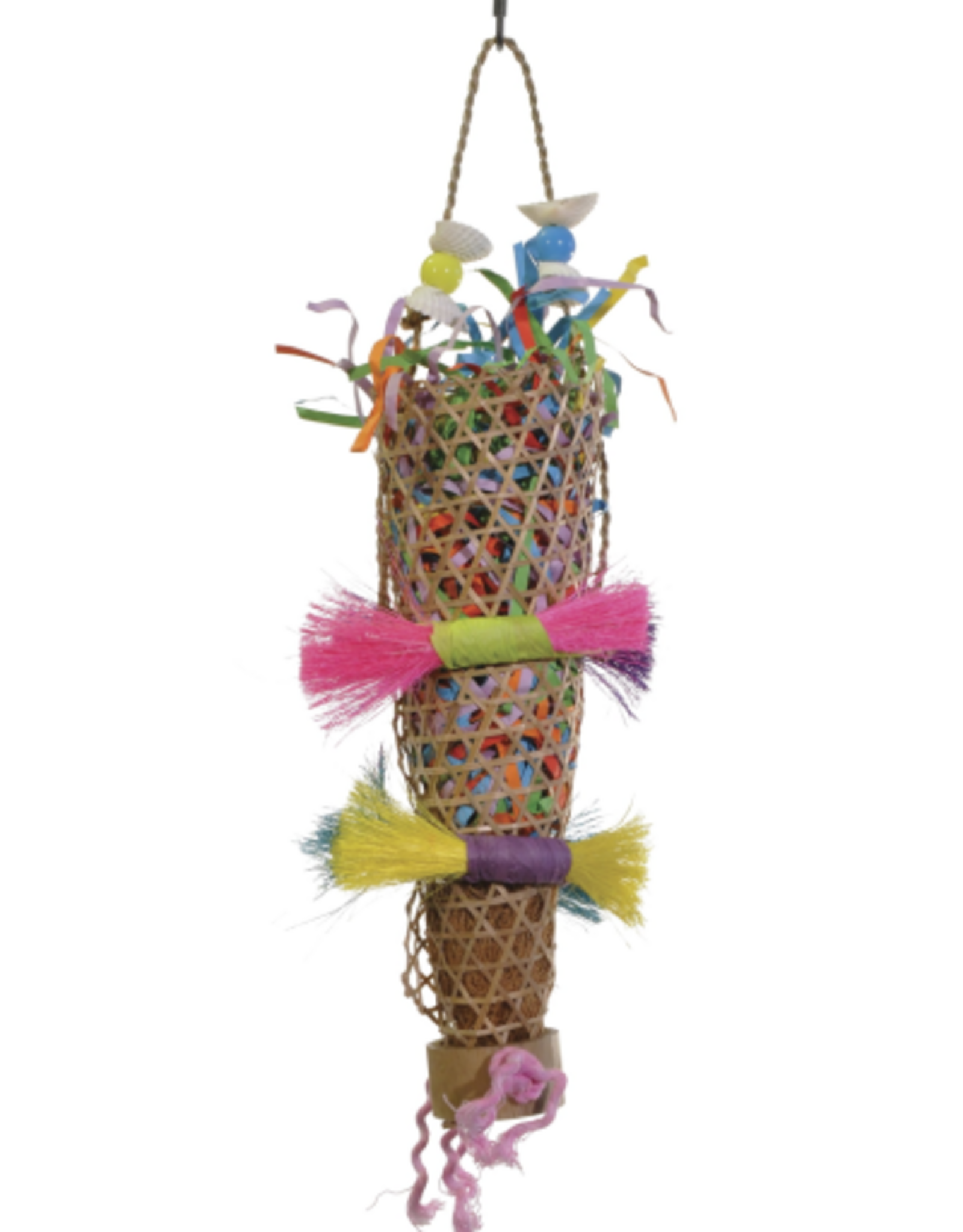 Prevue Pet Products Prevue Pet Products Confetti Kazoo Forage & Engage Bird Toy