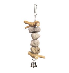 Prevue Pet Products Prevue Pet Products Block Rock - Naturals Sound & Movement Bird Toy