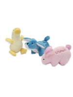 Coastal Pet Products Coastal Lil Pals Plush Dog Toy-Blue Dog