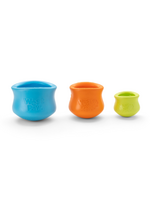 West Paw West Paw Zogoflex Toppl XLarge Aqua Dog Toy