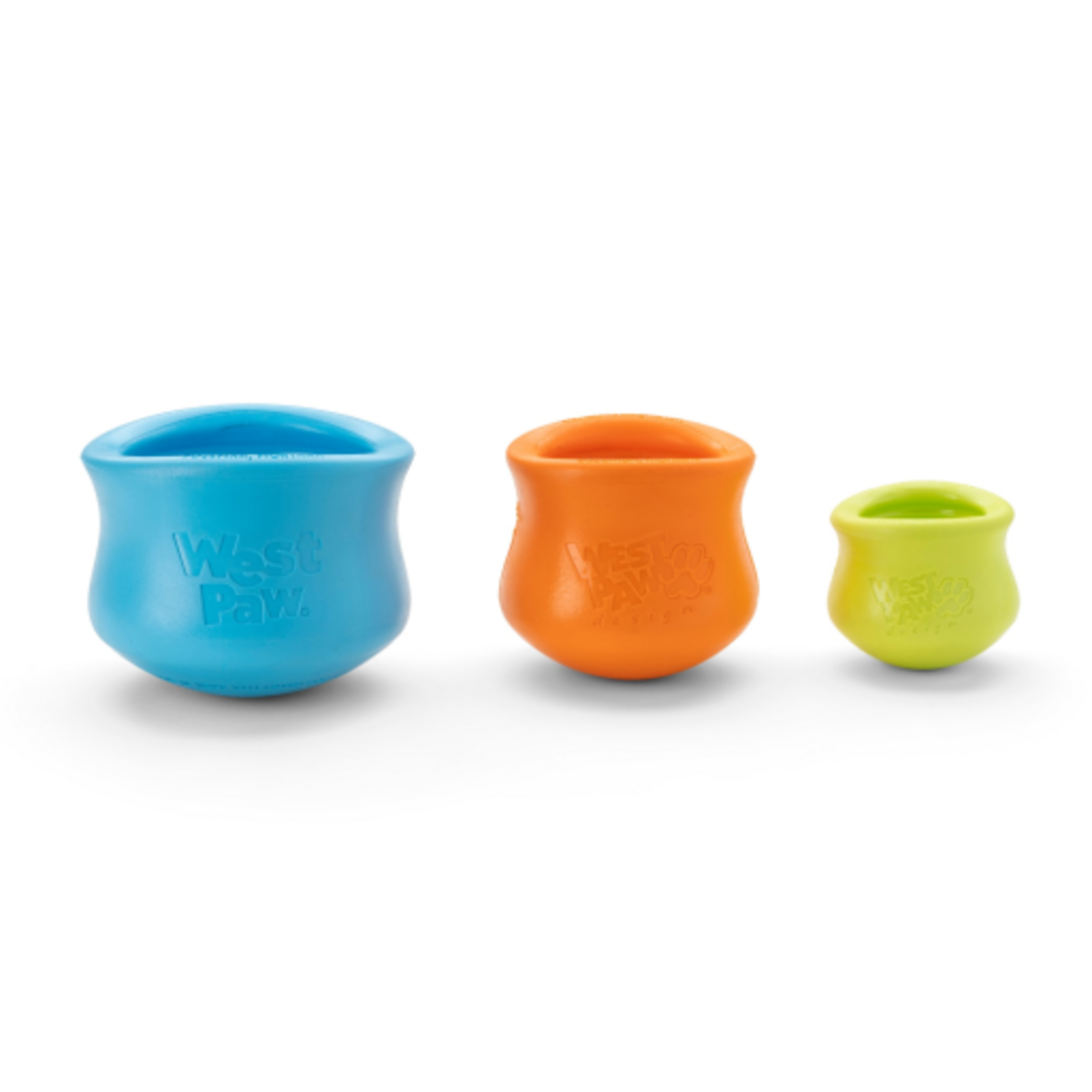 West Paw West Paw Zogoflex Toppl XLarge Aqua Dog Toy