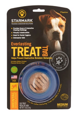 Starmark Starmark Everlasting Treat Ball Dog Toy Blue Medium