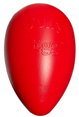 Jolly Pets Jolly Pets Egg Hard Plastic Dog Toy Red Small 8"