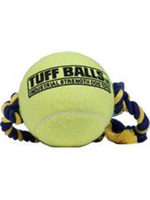 Petsport PetSport 6" Mega Tuff Ball Tug Dog Toy - Yellow