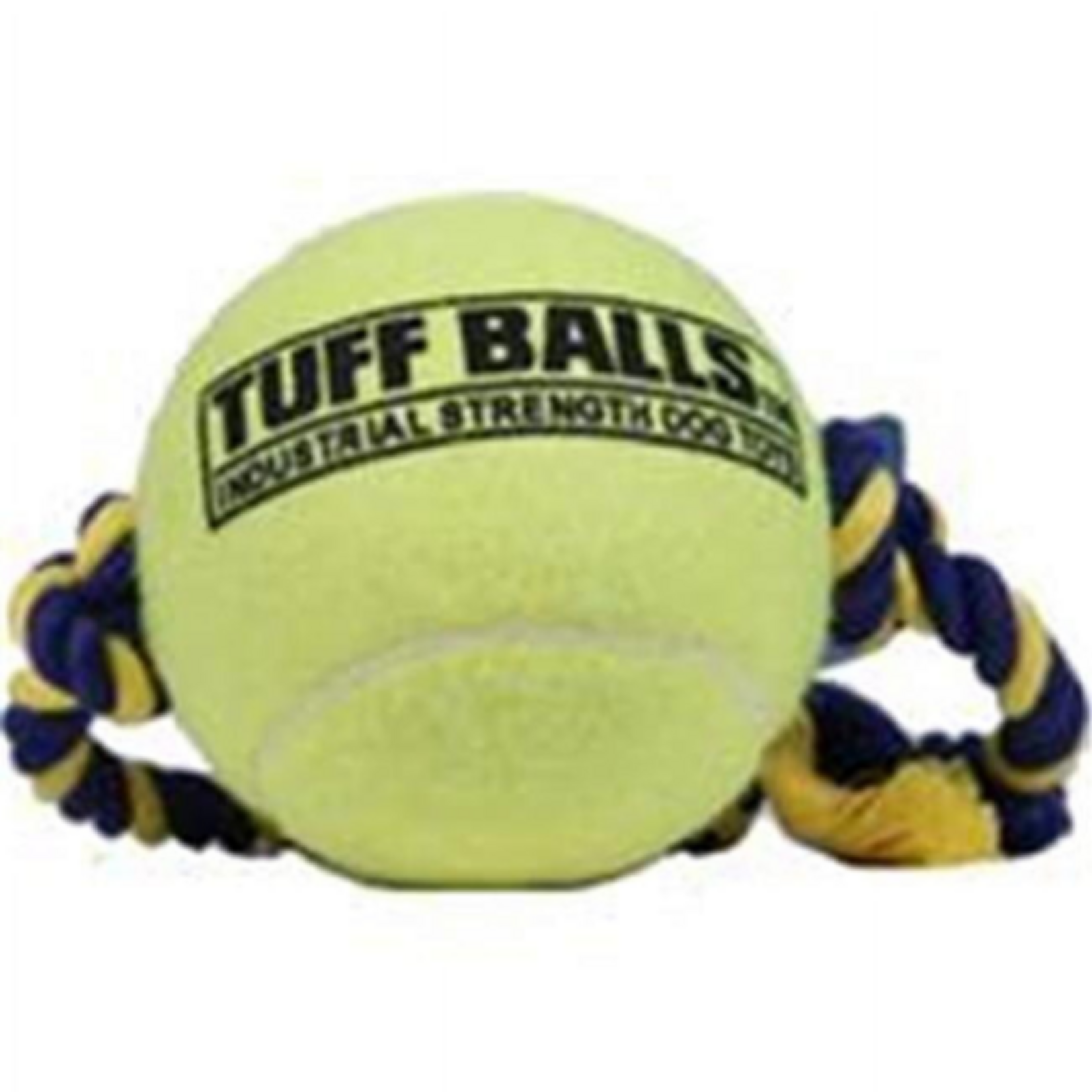 Petsport PetSport 6" Mega Tuff Ball Tug Dog Toy - Yellow
