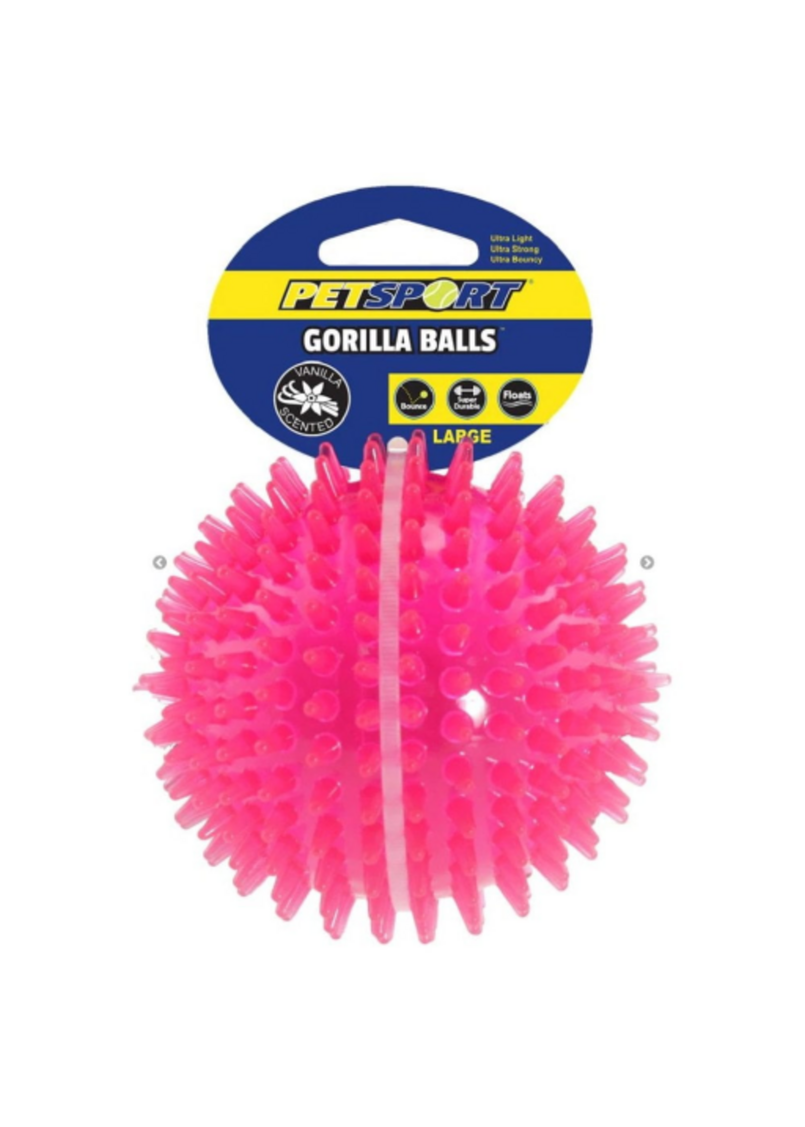 Petsport Petsport USA Gorilla Ball Dog Toy Assorted Large 4"
