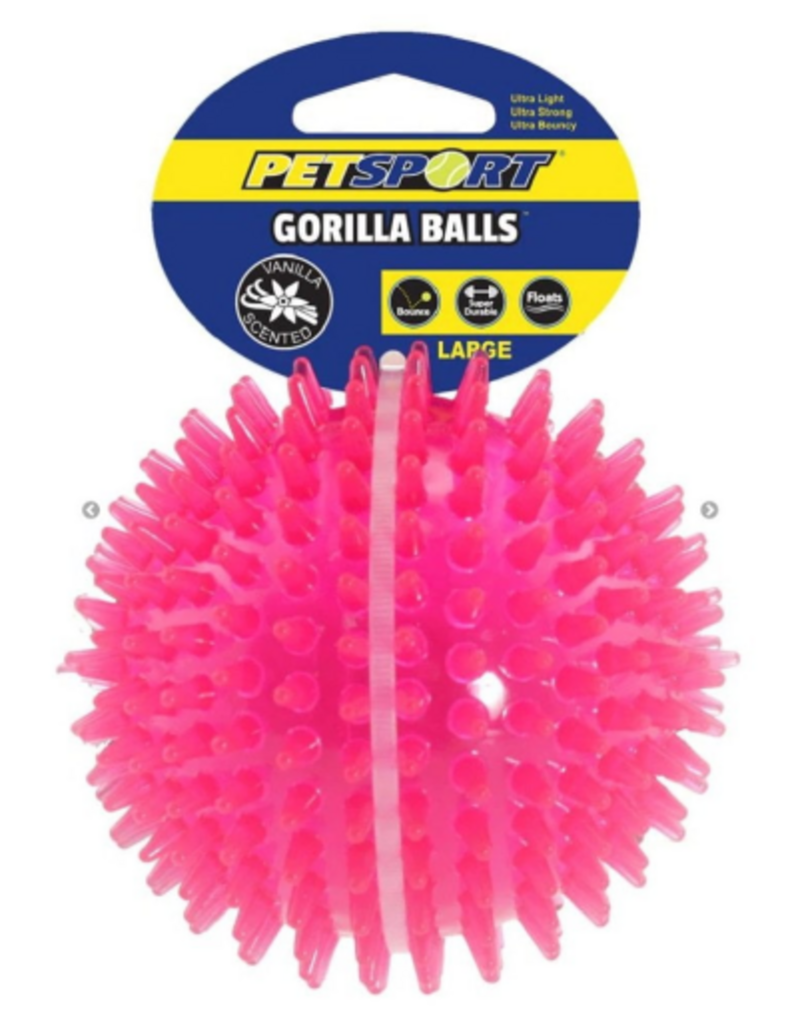 Petsport Petsport USA Gorilla Ball Dog Toy Assorted Large 4"