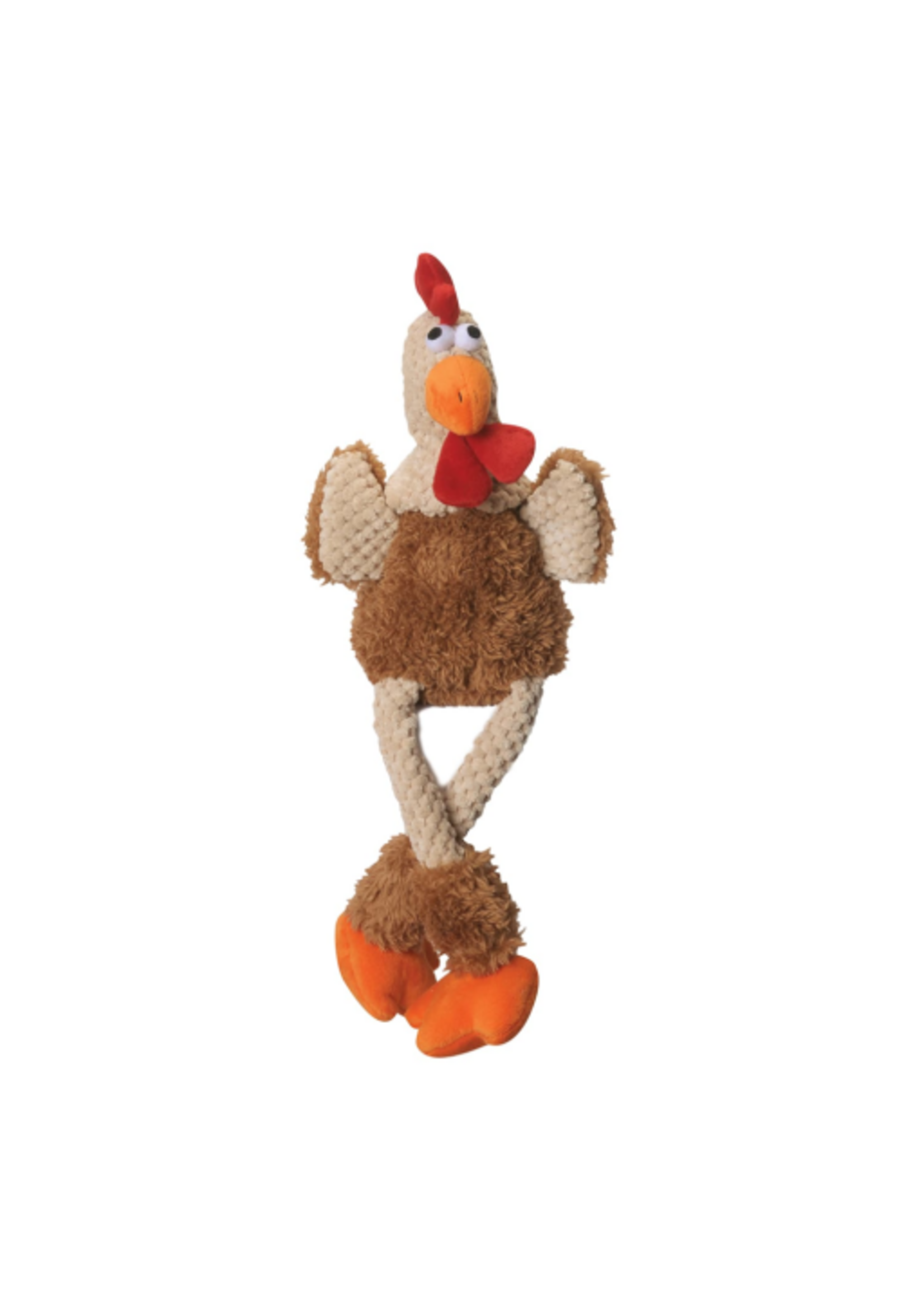 GoDog GODOG CHECKERS SKINNY ROOSTER MINI BROWN