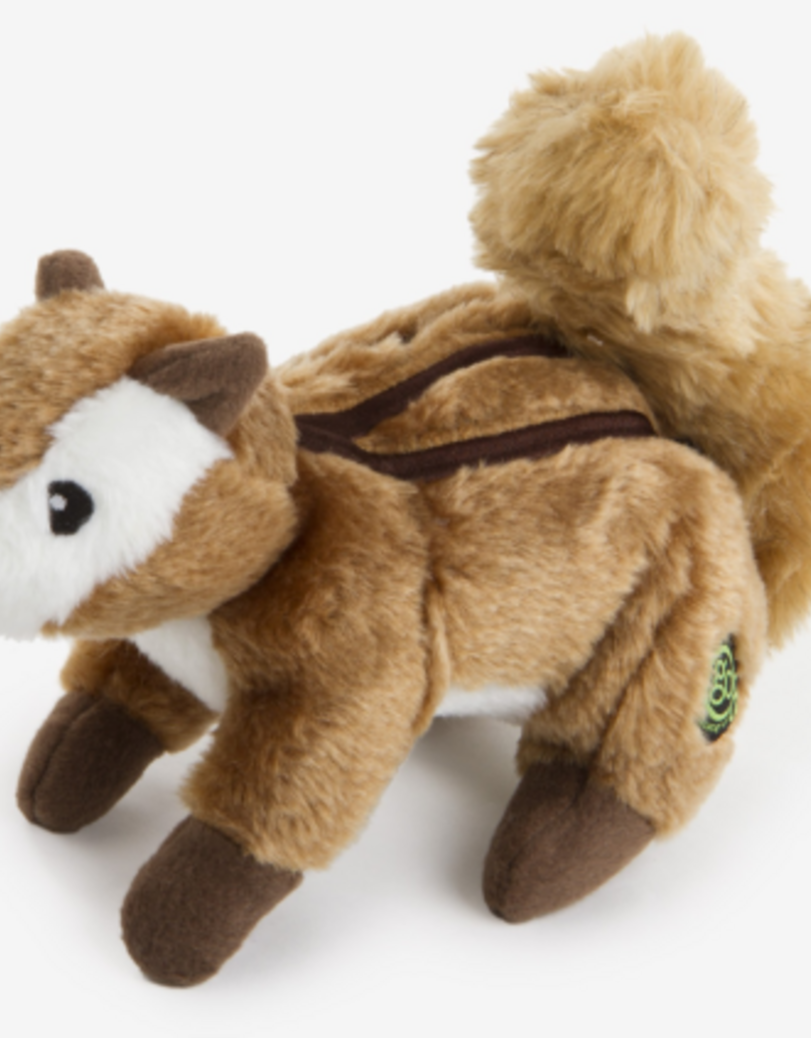 GoDog goDog Wildlife Chipmunk Plush Squeaker Dog Toy - Large