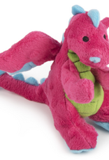 GoDog goDog Dragons Squeaky Plush Dog Toy - Pink Small
