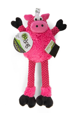 GoDog goDog Checkers Skinny Durable Plush Dog Toy