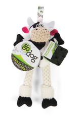 GoDog goDog Checkers Skinny Cow Dog Toy