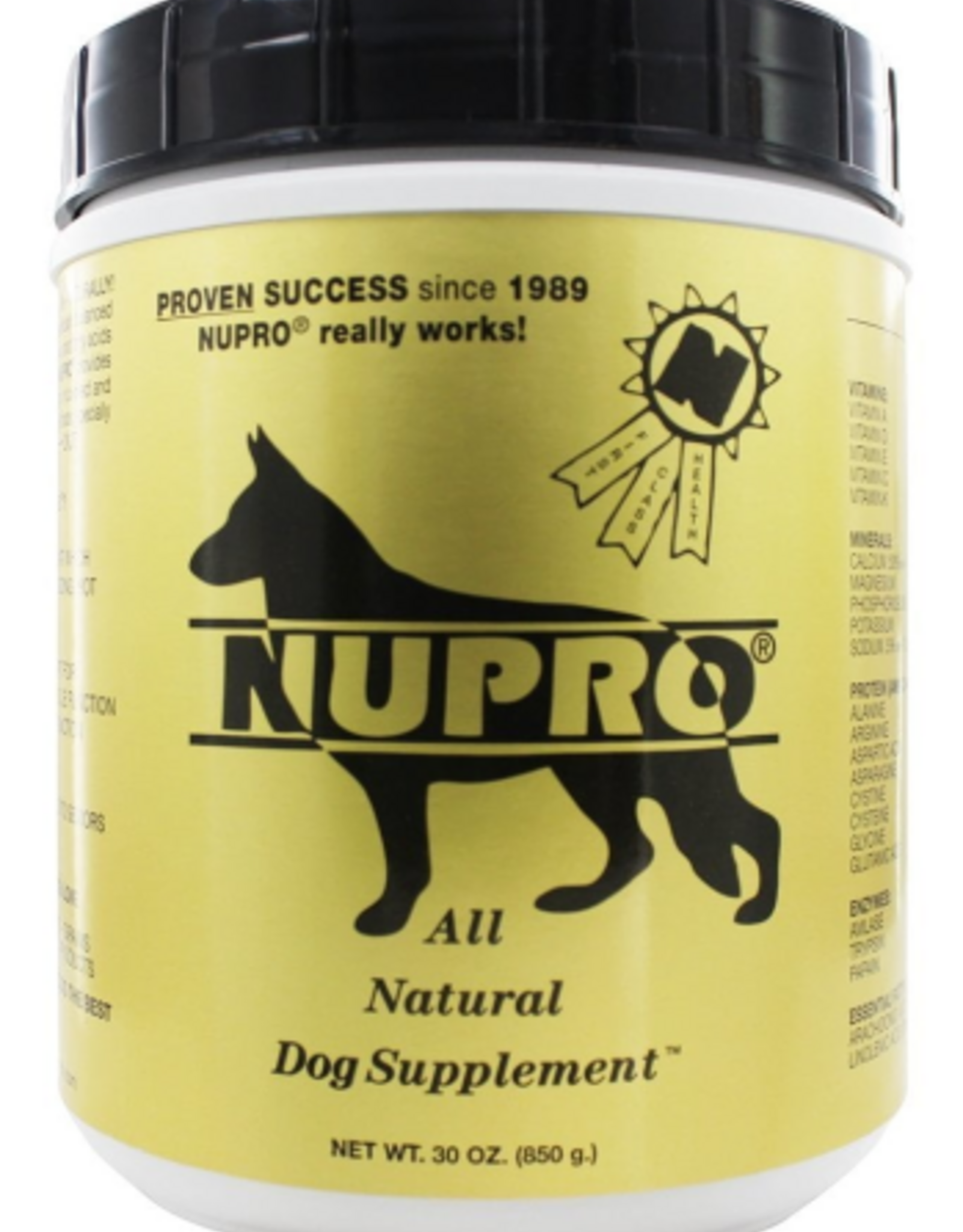 NUPRO Nupro All Natural Dog Supplement Nutritive Support Gold 30 oz