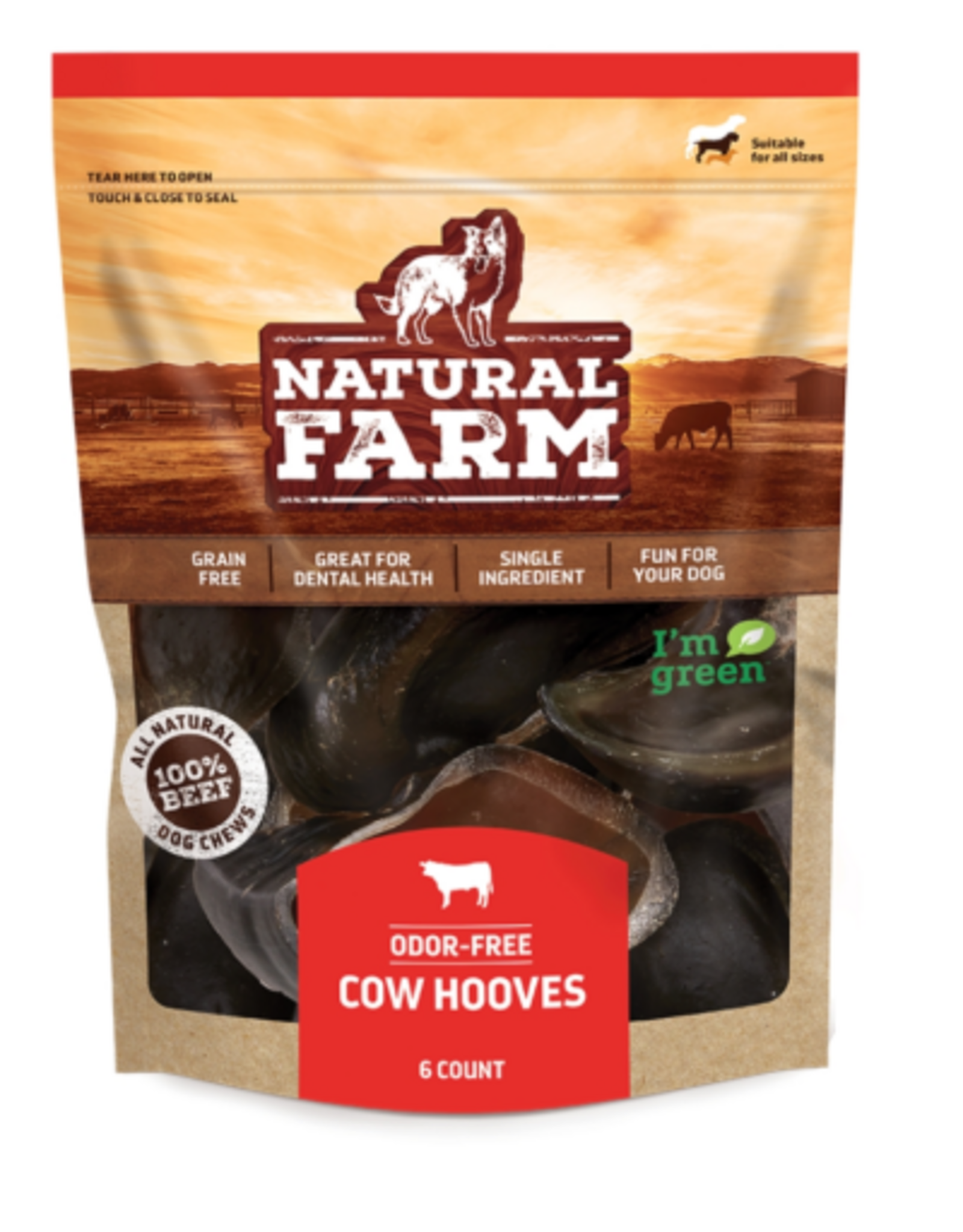 Natural Farm Natural Farm Cow Ribs 6-pack 6 in