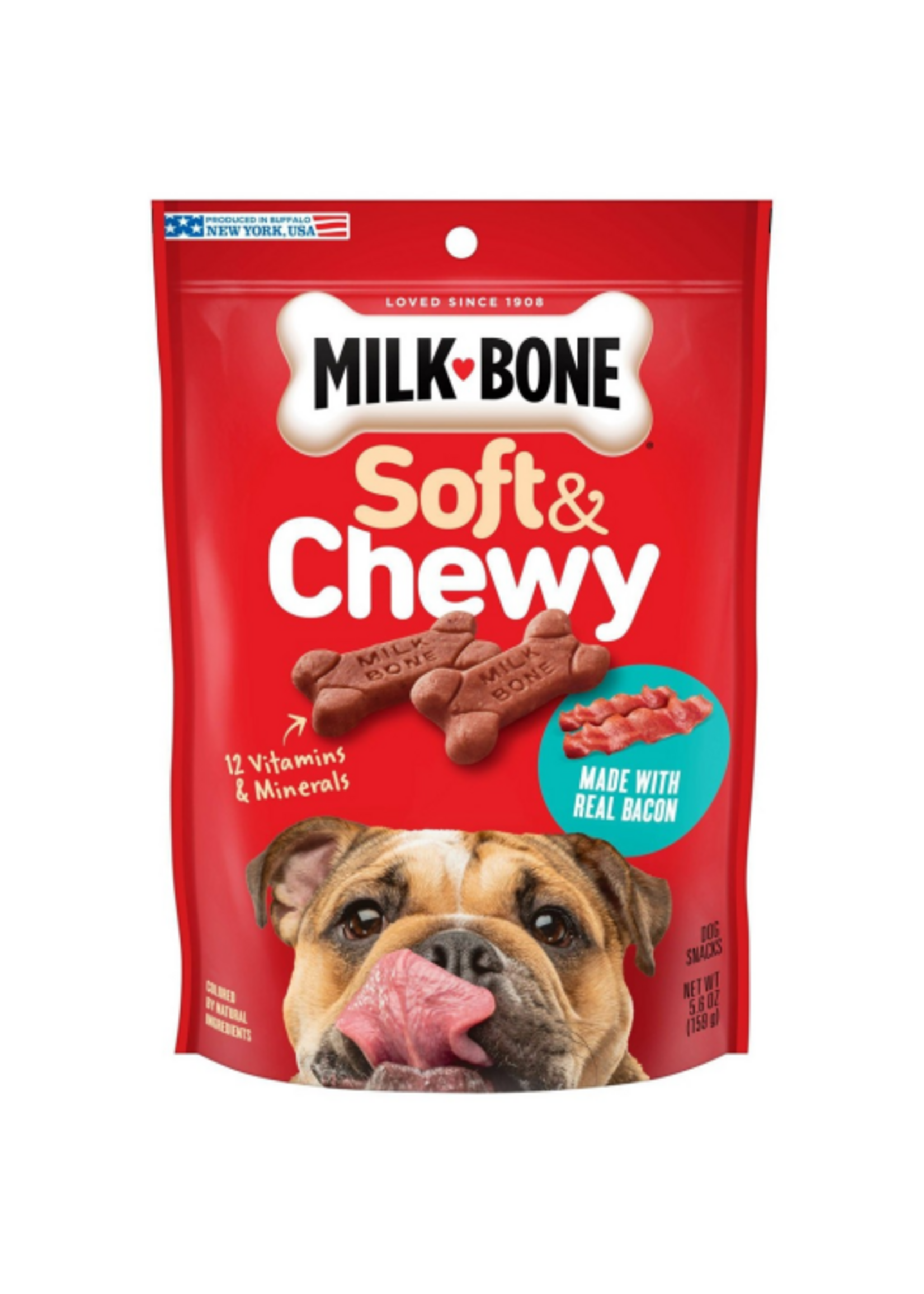 Milk-Bone Milk-Bone Soft Chewy Dog Treats Bacon - 5.6 oz