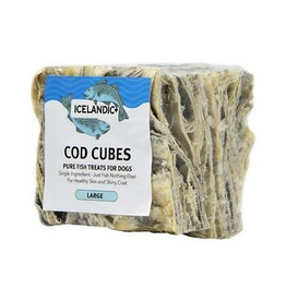 Icelandic+ Icelandic+ Cod Skin Cube Large Dog Treat