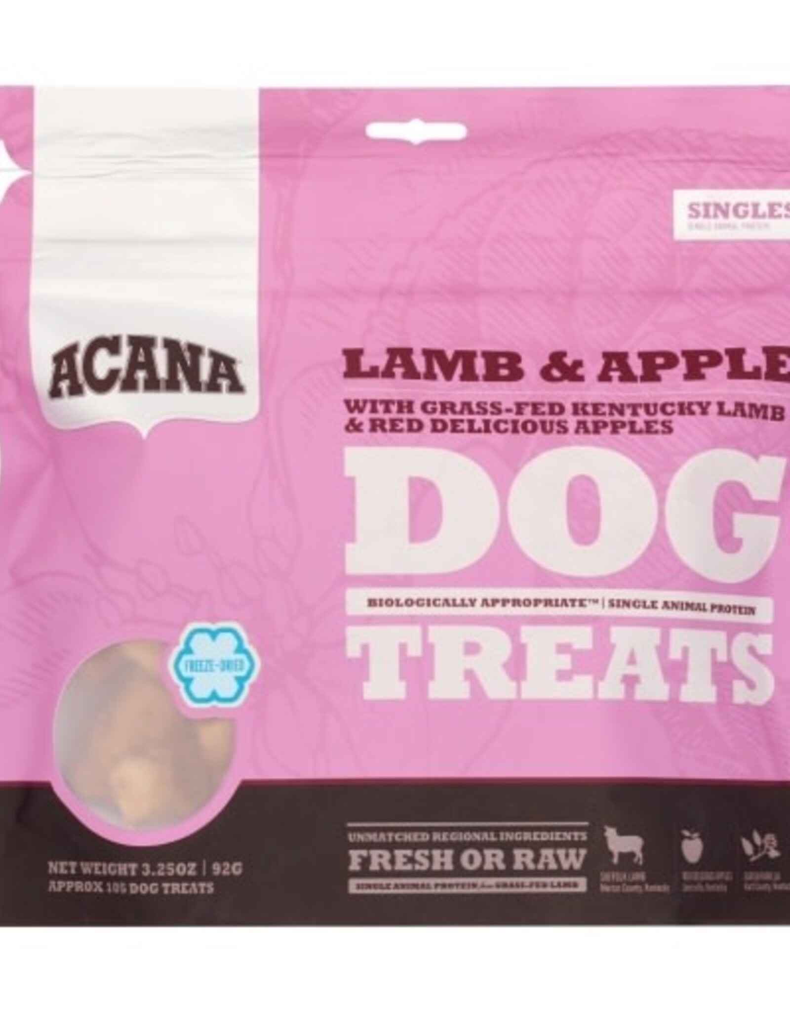 ACANA ACANA Singles Freeze Dried Grain Free Lamb & Apple Dog Treats - 3.25 Oz