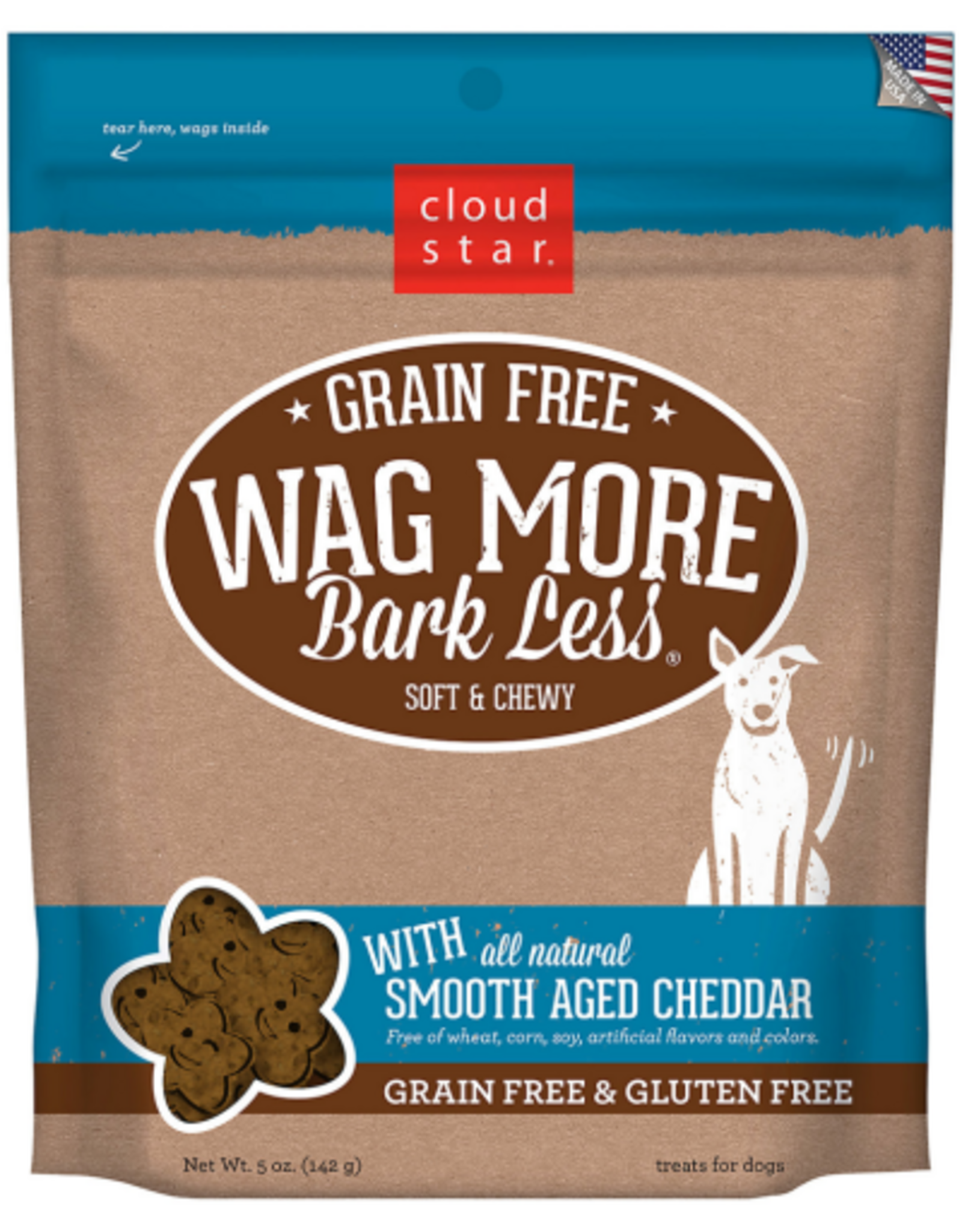CLOUD STAR Cloud Star Wag More Bark Less Soft & Chewy Cheddar Dog Treats 5 oz