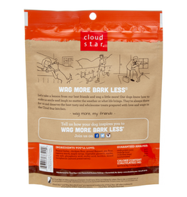 CLOUD STAR Cloud Star Wag More Bark Less Soft & Chewy Grain-Free Peanut Butter & Apples Dry Dog Treat  5 oz