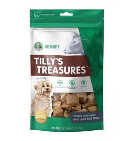 Dr. Marty Dr. Marty Tilly's Treasures Beef Liver Dog Treat 4-oz