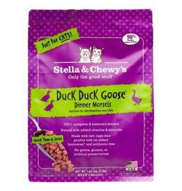 Stella & Chewy's Stella & Chewy's Duck Duck Goose Dinner Morsels Frozen Cat Food, 1.25 lbs