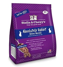 Stella & Chewy's Stella & Chewy's Absolutely Rabbit Morsels Frozen Cat Food 1 lbs PDMFG