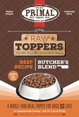Primal Primal Butchers Blend Topper Beef Dog & Cat Food 2 lbs