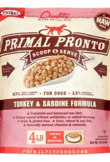 Primal Primal Pronto Turkey & Sardine Formula Raw Frozen Dog Food, 4 Lb