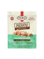 Primal Primal Pronto Chicken Formula Frozen Dog Food, 4 Lb