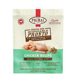 Primal Primal Pronto Chicken Formula Frozen Dog Food, 4 Lb