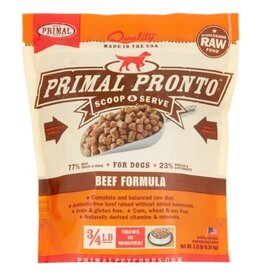 Primal Primal Pronto Beef Formula Frozen Dog Food, 0.75 Lb