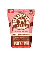 Primal Primal Patties Turkey & Sardine Raw Frozen Dog Food, 6 Lb