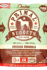 Primal Primal Nuggets Chicken Formula Raw Frozen Dog Food, 3 Lb