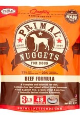 Primal Primal Nuggets Beef Formula Frozen Dog Food, 3 Lb