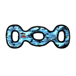 Tuffy's Tuffy's Ultimate 3WayTug Camo Blue  Durable Dog Toy