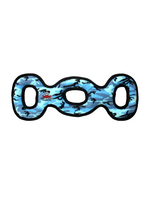 Tuffy's Tuffy's Ultimate 3WayTug Camo Blue  Durable Dog Toy