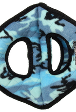 Tuffy's Tuffy's Ultimate 3WayRing Camo Blue  Durable Squeaky Dog Toy