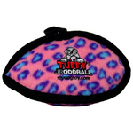 Tuffy's Tuffy Jr Odd Ball Pink Leopard  Durable Dog Toy