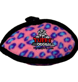 Tuffy's Tuffy Jr Odd Ball Pink Leopard  Durable Dog Toy