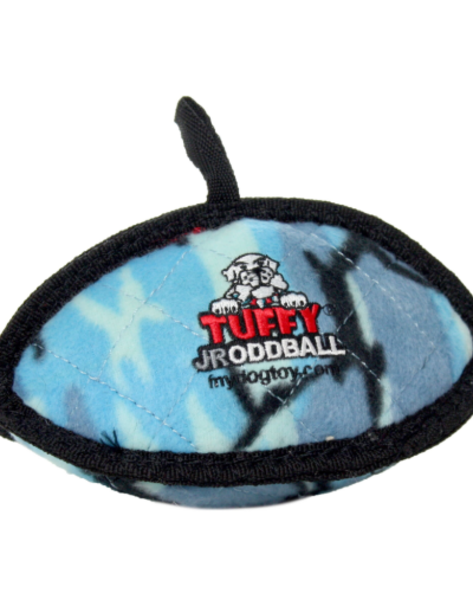 Tuffy's Tuffy Junior Odd Ball Camo Blue  Durable Dog Toy
